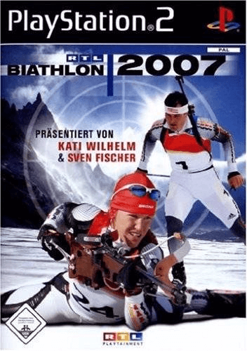 RTL Biathlon 2007 box art for Playstation 2